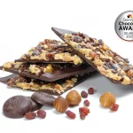 Bruchschokolade Hasel-Berberitze Florentiner