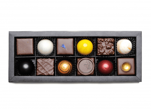 Pralinen Mischung Herbst und Genuss 12er Packung