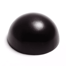 schwarze Kugelpraline