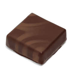 Schnittpraline mit Cremiger Zartbitterganache trifft den original Sahne-Likör