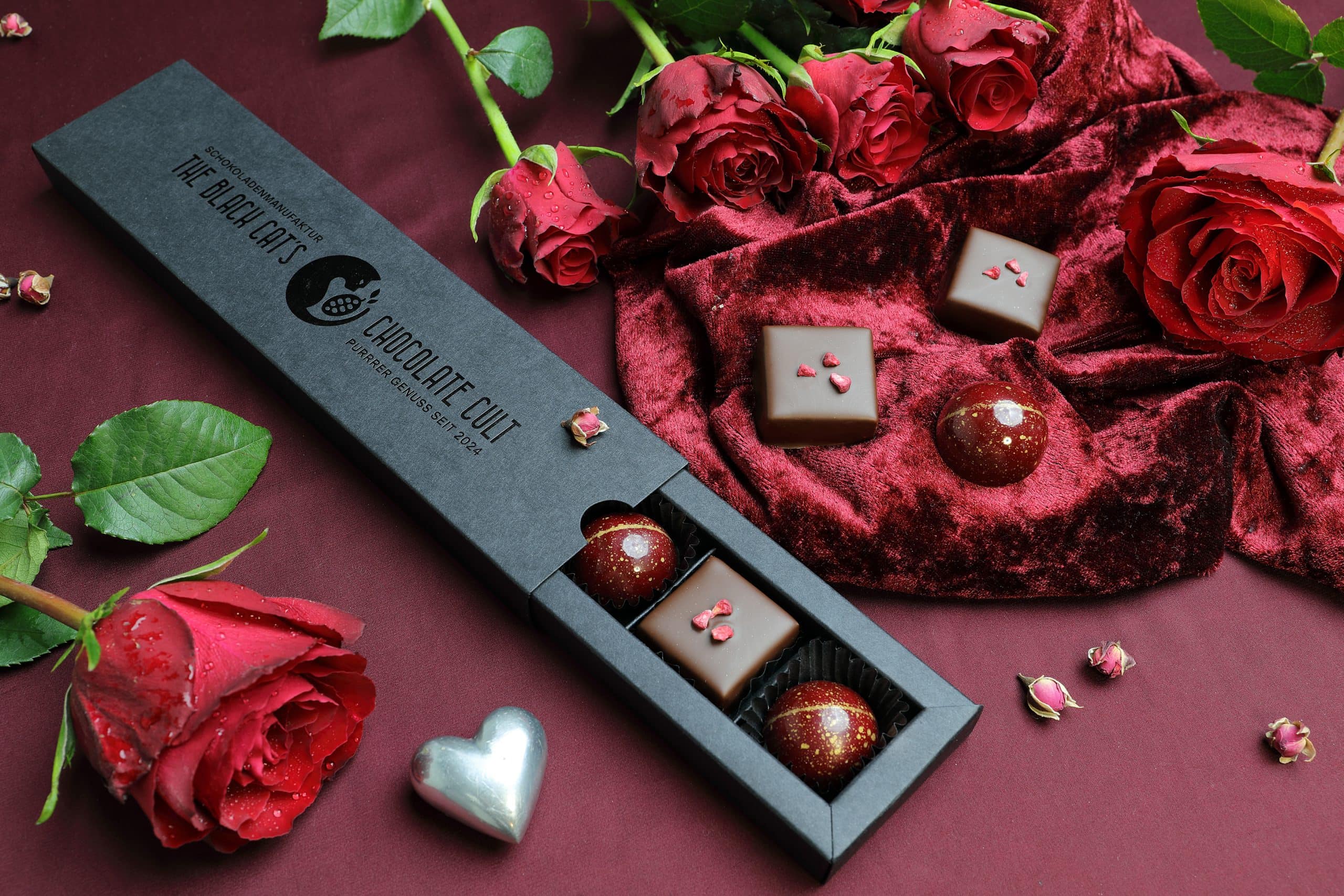 Valentinstag-Pralinen