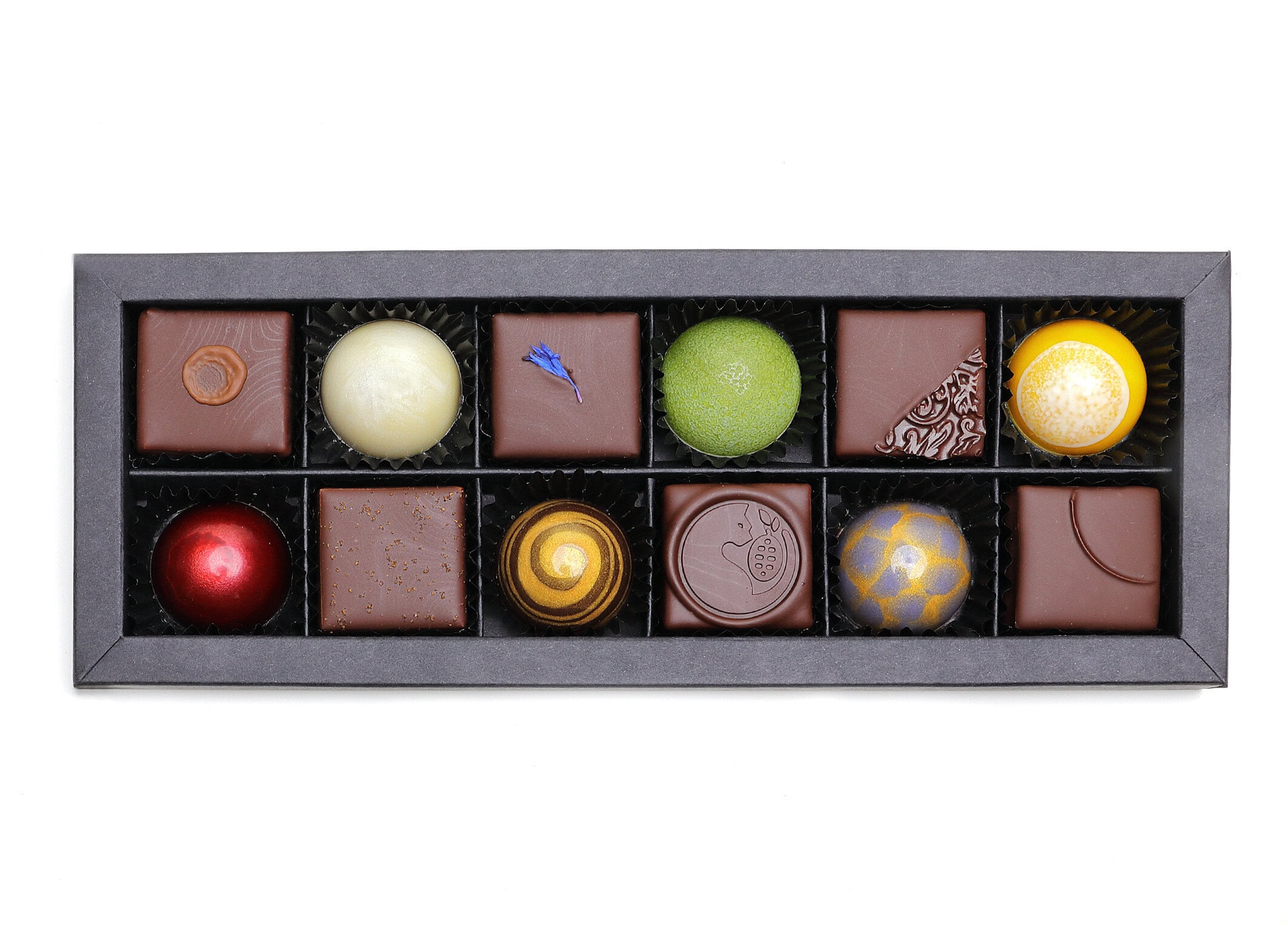 Genuss und Frühling 12er Pralinenmischung „Genuss und Frühling“ - alkoholfrei – Bild 1